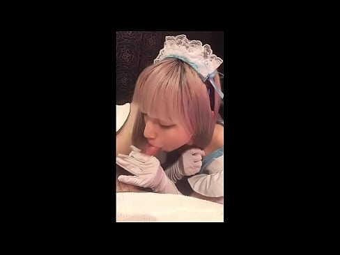 ❤️ Japoński Idol [mayuka], kostium francuskiej pokojówki, część 1, obciąganie i walenie konia z balsamem Porno fb at pl.bestsexporno.ru ❌❤